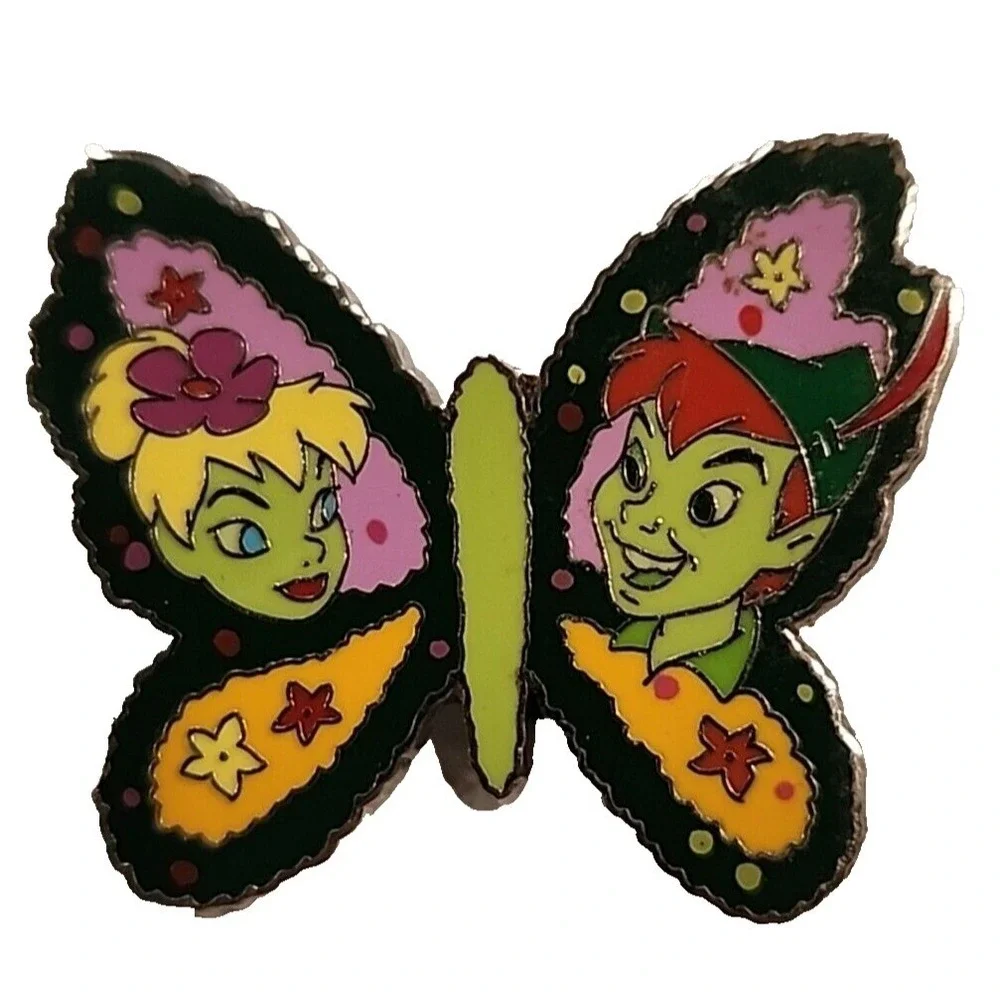 Disney Pin Tinker Bell Peter Pan 68975 Epcot Flower Festival Butterfly LE 500